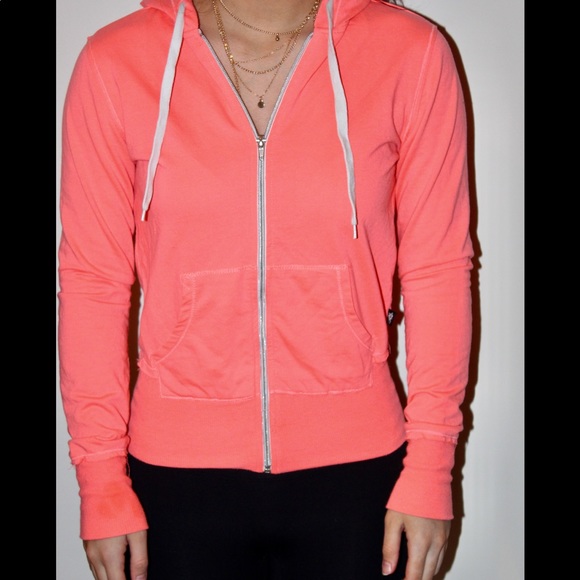 Jackets & Blazers - Neon pink jacket with hood